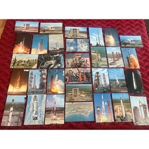 Vintage 1950's, '60's, '70's NASA, Space, Astronaut Post Cards. Unused. 30 Total
